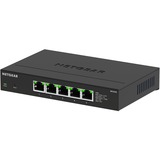 Netgear MS305E No administrado 2.5G Ethernet (100/1000/2500) Negro, Interruptor/Conmutador No administrado, 2.5G Ethernet (100/1000/2500), Bidireccional completo (Full duplex), Montaje de pared