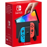 Switch OLED videoconsola portátil 17,8 cm (7") 64 GB Pantalla táctil Wifi Azul, Rojo, Consola de mano