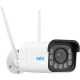 Reolink W430 Almohadilla Cámara de seguridad IP Exterior 3840 x 2160 Pixeles Pared, Cámara de vigilancia blanco/Negro, Cámara de seguridad IP, Exterior, Inalámbrico y alámbrico, Google Assistant, 450 lm, 6500 K