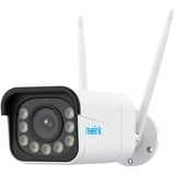 Reolink W430 Almohadilla Cámara de seguridad IP Exterior 3840 x 2160 Pixeles Pared, Cámara de vigilancia blanco/Negro, Cámara de seguridad IP, Exterior, Inalámbrico y alámbrico, Google Assistant, 450 lm, 6500 K