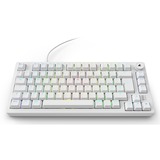 Sharkoon SKILLER SGK25, Teclado para gaming blanco