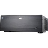 SilverStone Grandia GD07 carcasa de ordenador HTPC Negro, Caja HTPC negro, HTPC, PC, Aluminio, Acero, ATX,CEB,EATX,EEB,Micro-ATX, Negro, Hogar / Oficina, Minorista