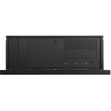 SilverStone Grandia GD07 carcasa de ordenador HTPC Negro, Caja HTPC negro, HTPC, PC, Aluminio, Acero, ATX,CEB,EATX,EEB,Micro-ATX, Negro, Hogar / Oficina, Minorista