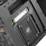 SilverStone SUGO 14 Cubo Negro, Cajas de torre negro, Cubo, PC, Negro, Mini-DTX, Mini-ITX, Plástico, Acero, 24 cm