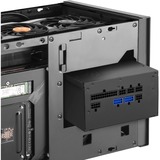 SilverStone SUGO 14 Cubo Negro, Cajas de torre negro, Cubo, PC, Negro, Mini-DTX, Mini-ITX, Plástico, Acero, 24 cm