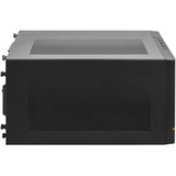 SilverStone SUGO 14 Cubo Negro, Cajas de torre negro, Cubo, PC, Negro, Mini-DTX, Mini-ITX, Plástico, Acero, 24 cm