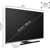 Telefunken QU43AN900M, TV QLED negro