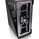 Thermaltake CA-1T4-00M1WN-02 carcasa de ordenador Midi Tower Negro, Cajas de torre negro, Midi Tower, PC, Negro, ATX, micro ATX, Mini-ITX, SPCC, 17 cm