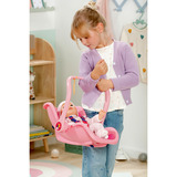 ZAPF Creation BABY born® Silla de bebé rosa, Accesorios para muñecas rosa neón