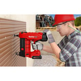 fischer Herramienta de empuje de pernos a batería FXC85 Set, XL-Boxx, Nagler rojo/Negro