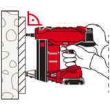 fischer Herramienta de empuje de pernos a batería FXC85 Set, XL-Boxx, Nagler rojo/Negro