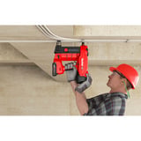 fischer Herramienta de empuje de pernos a batería FXC85 Set, XL-Boxx, Nagler rojo/Negro