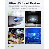 goobay Cable DisplayPort 1.4 Conector > Conector DisplayPort negro