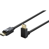 goobay Cable DisplayPort macho 90° > DisplayPort macho, 8K / 144Hz negro