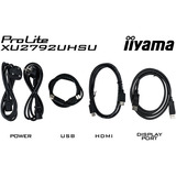 iiyama ProLite XU2792UHSU-B6 pantalla para PC 68,6 cm (27") 3840 x 2160 Pixeles 4K Ultra HD LED Negro, Monitor LED negro (mate), 68,6 cm (27"), 3840 x 2160 Pixeles, 4K Ultra HD, LED, 4 ms, Negro