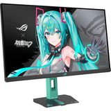 ASUS ROG Strix XG27ACMEG-G Edición Hatsune Miku, Monitor de gaming negro/Turquesa