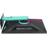 ASUS ROG Strix XG27ACMEG-G Edición Hatsune Miku, Monitor de gaming negro/Turquesa