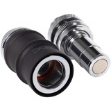 Alphacool 13877, Conexión negro (mate)/Cromado