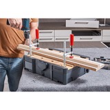 BESSEY sargento de mesa de acero macizo GTR12, Gato plateado/Rojo