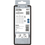 Bosch 2 607 019 923 broca Broca de tres puntas Brad point 7 pieza(s), Conjuntos de brocas Taladro, Broca de tres puntas Brad point, 8 mm, 7,5 cm, Vástago hexagonal, Acero inoxidable