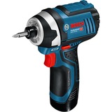 Bosch GDR 12V-105 Professional 1/4" 2600 RPM 105 Nm Negro, Azul, Tornillo de percusión azul/Negro, Llave de impacto, Negro, Azul, 1/4", 2600 RPM, 105 Nm, Corriente alterna