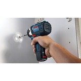 Bosch GDR 12V-105 Professional 1/4" 2600 RPM 105 Nm Negro, Azul, Tornillo de percusión azul/Negro, Llave de impacto, Negro, Azul, 1/4", 2600 RPM, 105 Nm, Corriente alterna