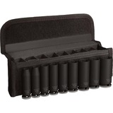 Bosch Juego de dados de impacto PRO 3/8", 9 piezas, Llave de tubo negro