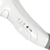Braun HD180 secador 1800 W Blanco, Secador de pelo blanco, Blanco, Monocromo, Con agujero en la empuñadura para colgar, Botones, Control deslizante, 1800 W, 1 pieza(s)