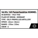 COBI Panzerhaubitze Hummel (Sd.Kfz.165), Juegos de construcción 
