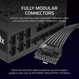 Corsair RM1000x (2024) Reacondicionado, Fuente de alimentación de PC negro