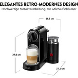 DeLonghi Citiz EN267.BAE Semi-automática Cafetera de filtro 1 L, Cafetera de cápsulas negro/Plateado, Cafetera de filtro, 1 L, Cápsula de café, 1710 W, Negro