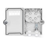 Digitus Caja de distribución FTTH para exterior 2SC/Simplex, LC/Dúplex, Soporte blanco
