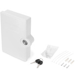 Digitus Caja de distribución FTTH para exterior 2SC/Simplex, LC/Dúplex, Soporte blanco