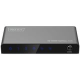 Digitus Divisor HDMI 4K, 1x4, Splitter HDMI negro