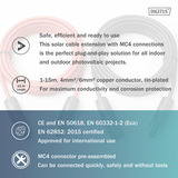 Digitus Extensión de cable solar Ø 6mm² PV 1.500Volt 