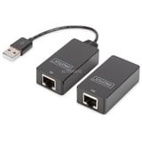 Digitus Set extensor USB 1.1 CAT, 45 metros negro