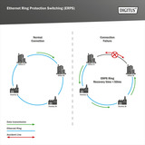 Digitus Switch Gigabit Ethernet gestionado L2 industrial 8+2 puertos, Interruptor/Conmutador 