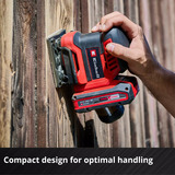 EINHELL TE-OS 18/113 Li-Solo, 4460731, Lijadora orbital rojo/Negro