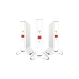 FRITZ! Mesh Set 4200, Repetidor blanco/Rojo, Mesh Set 4200, Rojo, Blanco, 2x2/4x4, Repetidor de red, Poder, WLAN, Doble banda (2,4 GHz / 5 GHz), Wi-Fi 6E (802.11ax)
