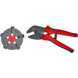 KNIPEX 97 33 02 crimpadora Herramienta para prensar Azul, Rojo rojo/Azul, Herramienta para prensar