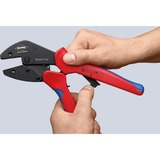 KNIPEX 97 33 02 crimpadora Herramienta para prensar Azul, Rojo rojo/Azul, Herramienta para prensar