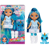 MGA Entertainment Rainbow High Littles Rainbow Fantasy Fairies Doll- Sapphire (blue), Muñecos Rainbow High Littles Rainbow Fantasy Fairies Doll- Sapphire (blue), Muñeca fashion, Femenino, 4 año(s), Niño/niña, 140 mm, Multicolor