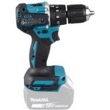 Makita Taladro atornillador percutor inalámbrico DHP487Z, 18 Voltios, Martillo atornillador azul/Negro