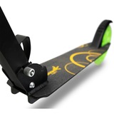 Muuwmi Lights Aluminium Scooter GLOW 200 mm, Vespa negro/Verde