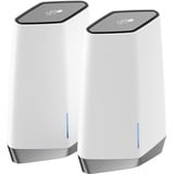Netgear Orbi Pro WiFi 6 Tri-band Mesh System (SXK80) Tribanda (2,4 GHz/5 GHz/5 GHz) Wi-Fi 6 (802.11ax) Gris, Blanco 9 Interno, Enrutador de malla blanco, Gris, Blanco, Interno, Poder, Tribanda (2,4 GHz/5 GHz/5 GHz), Wi-Fi 6 (802.11ax), 802.11a, 802.11b, 802.11g, Wi-Fi 4 (802.11n), Wi-Fi 5 (802.11ac), Wi-Fi 6 (802.11ax)