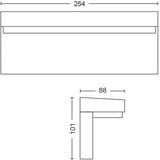 Philips Hue Hue White & Color Ambiance Nyro Lámpara de pared, Luz de LED negro