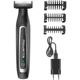 Rowenta Forever Sharp TN6000 Mojado y seco Negro, Plata, Cortapelo para barba negro/Plateado, Lavable, Batería, Autoafilables de la hoja, Negro, Plata