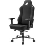 Sharkoon SKILLER SGS40 Fabric Asiento acolchado Respaldo acolchado, Asientos de juego negro, Asiento acolchado, Respaldo acolchado, Negro, Negro, Tela, Espuma, Tela, Espuma