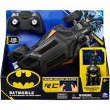 Spin Master DC COMICS - PACK BATMÓVIL Y FIGURA BATMAN - Coche Batman Teledirigido escala 1:20 y Figura de Acción 10 cm + - Coche Teledirigido Niños 4 años + - Juguetes Niños 4 Años +, Radiocontrol DC Comics - PACK BATMÓVIL Y FIGURA BATMAN - Coche Batman Teledirigido escala 1:20 y Figura de Acción 10 cm + - Coche Teledirigido Niños 4 años + - Juguetes Niños 4 Años +, Coche de carreras, 4 año(s), AAA, Negro