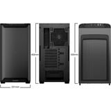 be quiet! PURE BASE 501 Airflow Black Midi Tower Negro, Cajas de torre negro, Midi Tower, PC, Negro, ATX, micro ATX, Mini-ITX, Acrilonitrilo butadieno estireno (ABS), Acero, 17,8 cm